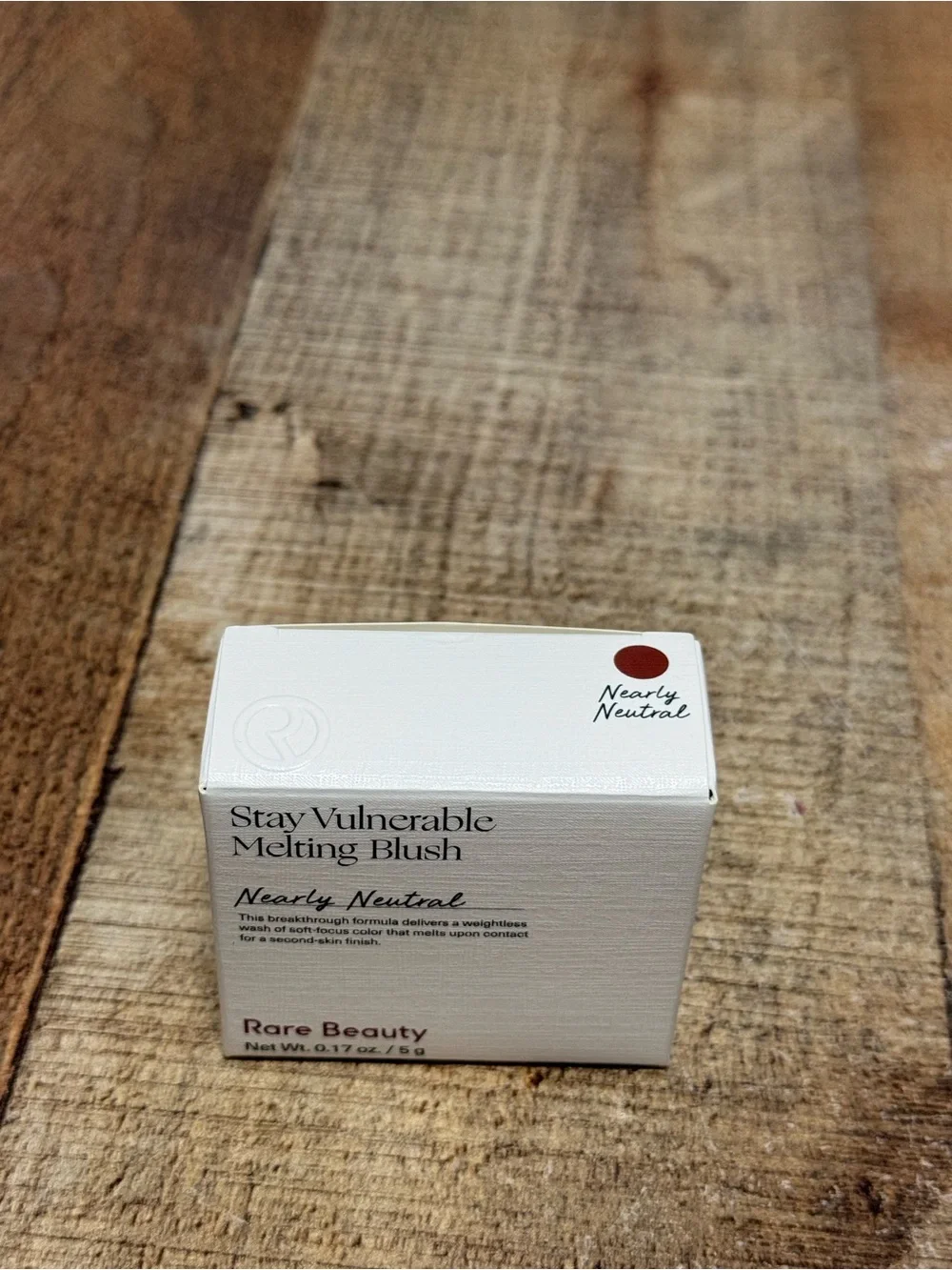 Rare Beauty Stay Vulnerable Melting Cream Blush new nearly neutral